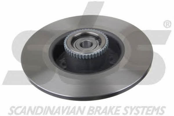 Rear brake disc, non-ventilated SBS 1815203946