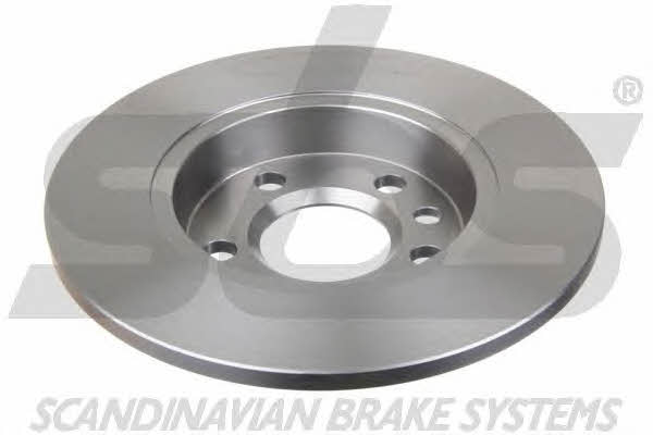 Rear brake disc, non-ventilated SBS 1815204767