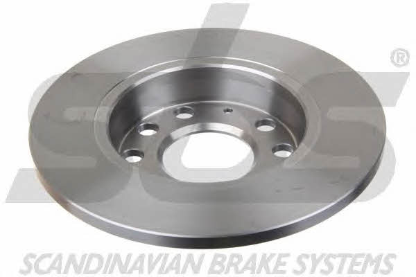 Rear brake disc, non-ventilated SBS 1815204782
