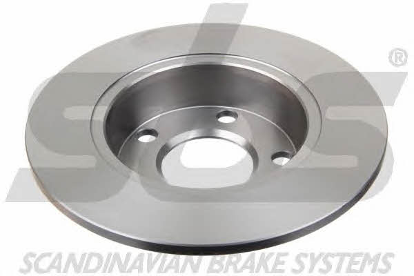 Rear brake disc, non-ventilated SBS 1815204784