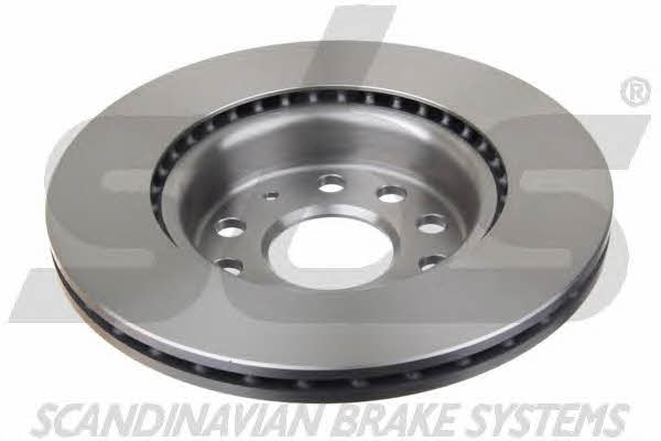 Front brake disc ventilated SBS 1815204787
