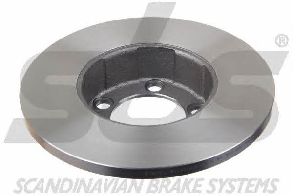 Unventilated front brake disc SBS 1815204801