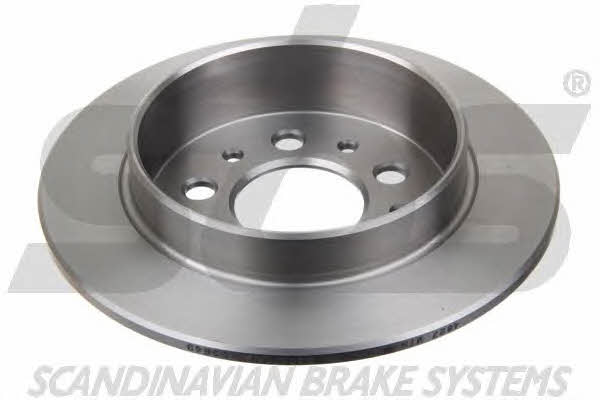 Rear brake disc, non-ventilated SBS 1815204827