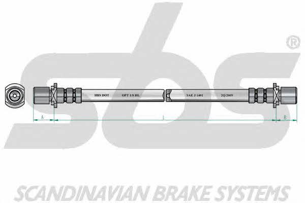 SBS 1330854553 Brake Hose 1330854553