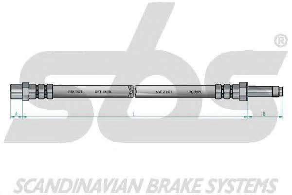 SBS 1330854830 Brake Hose 1330854830