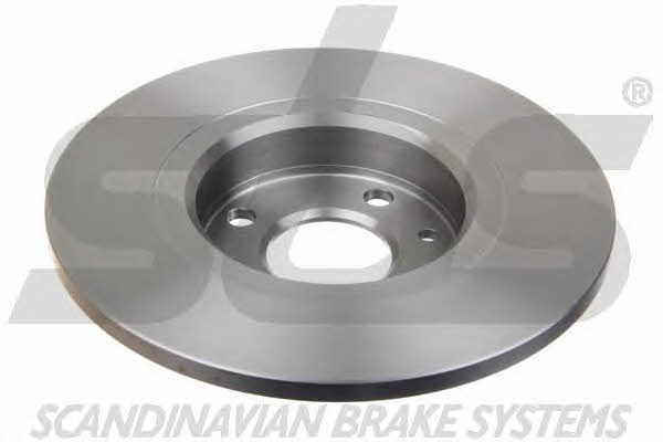 Unventilated front brake disc SBS 1815209932