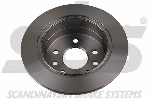 Rear brake disc, non-ventilated SBS 1815209938