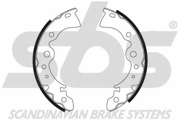 SBS 18492722465 Parking brake shoes 18492722465