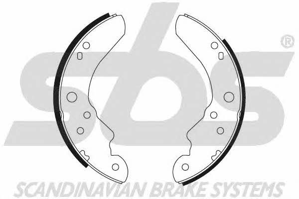 SBS 18492725354 Parking brake shoes 18492725354