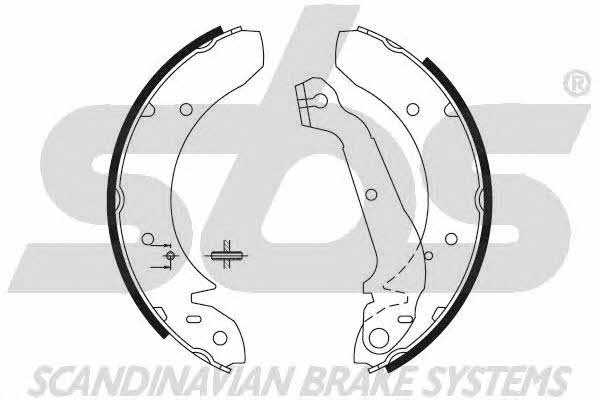 SBS 18492725357 Parking brake shoes 18492725357