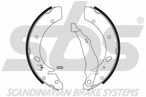 SBS 18492726652 Brake shoe set 18492726652