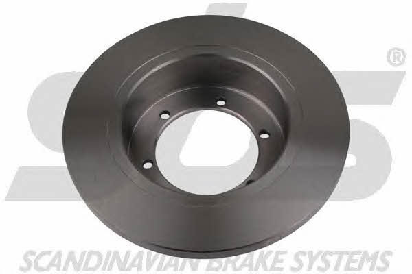 SBS 1815202289 Rear brake disc, non-ventilated 1815202289
