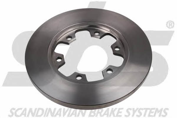 SBS 1815202596 Rear brake disc, non-ventilated 1815202596