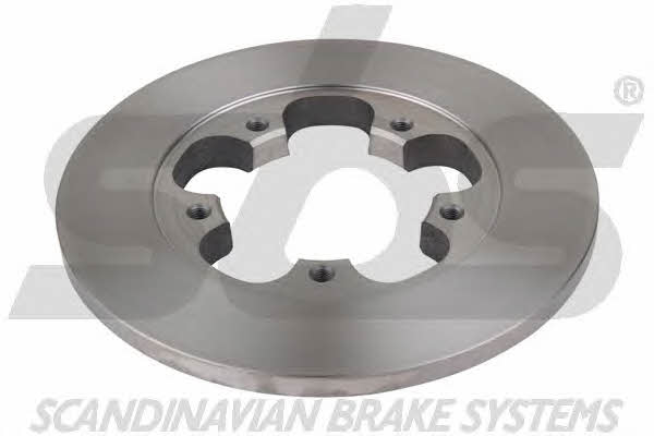 SBS 1815202595 Rear brake disc, non-ventilated 1815202595
