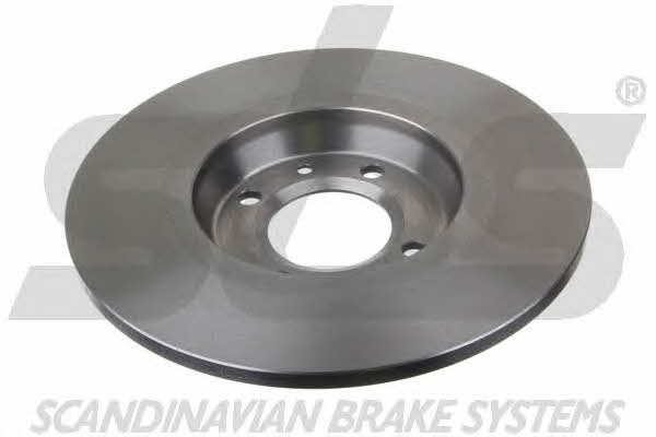 Rear brake disc, non-ventilated SBS 1815203743