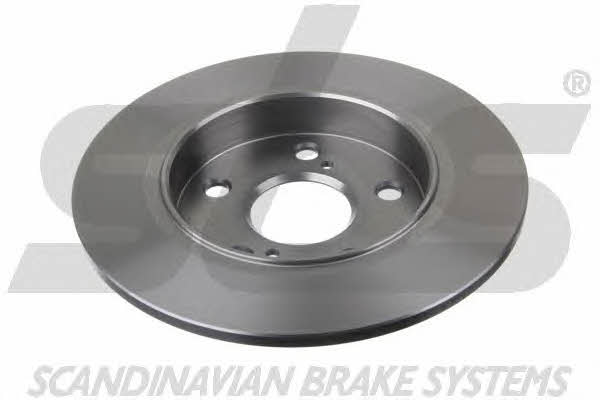 Rear brake disc, non-ventilated SBS 18152045123