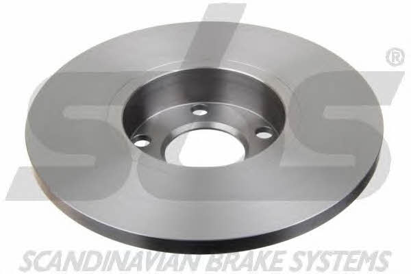 Unventilated front brake disc SBS 1815204742