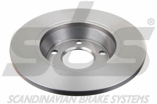 Unventilated front brake disc SBS 1815204745