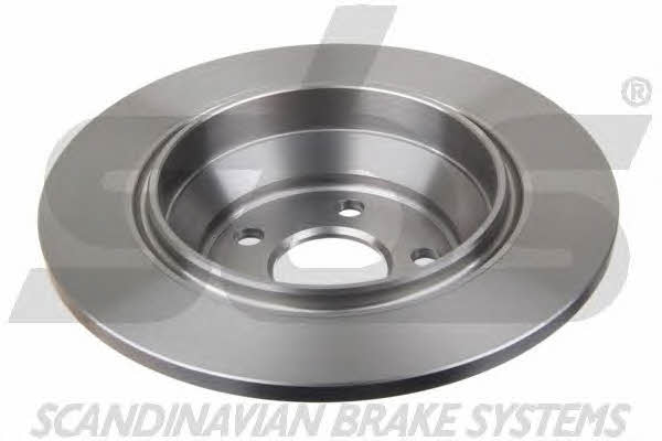 Rear brake disc, non-ventilated SBS 1815204859