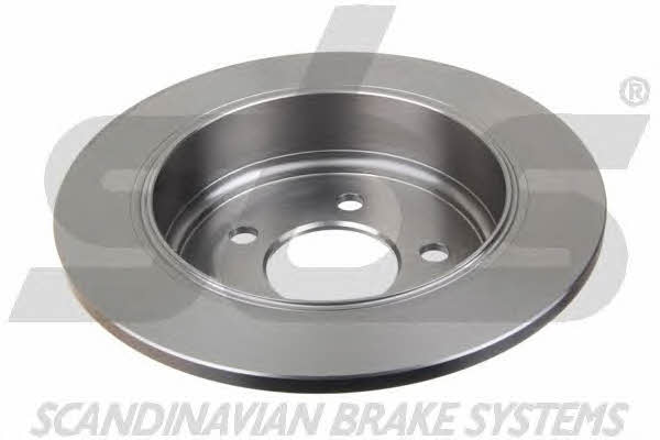 Rear brake disc, non-ventilated SBS 1815209307