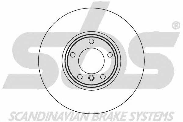 SBS 1815341544 Front brake disc ventilated 1815341544