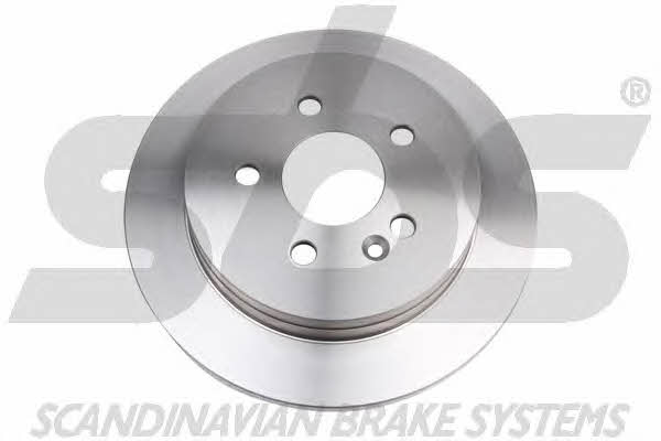 SBS 1815343354 Rear brake disc, non-ventilated 1815343354