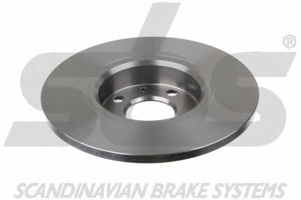 Unventilated front brake disc SBS 1815202365