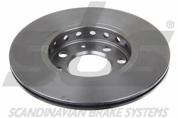 Front brake disc ventilated SBS 1815204776