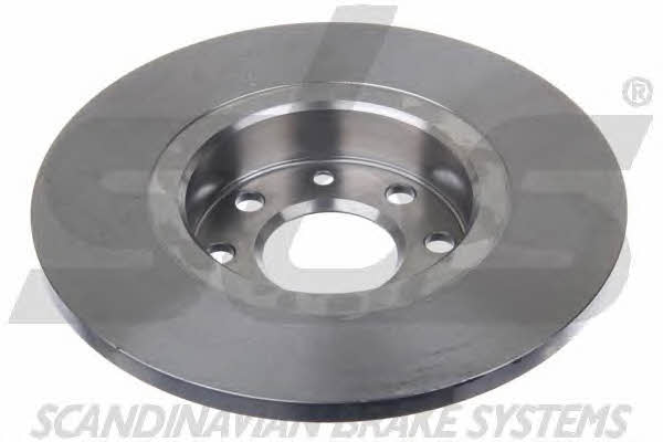 Unventilated front brake disc SBS 1815204823