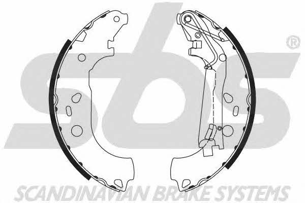 SBS 18492719758 Parking brake shoes 18492719758