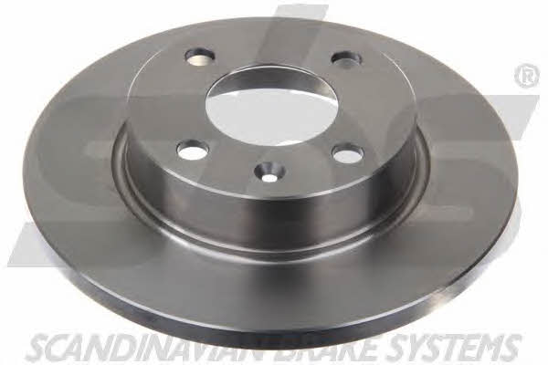 Unventilated front brake disc SBS 1815204305