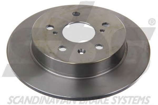 Rear brake disc, non-ventilated SBS 1815205223