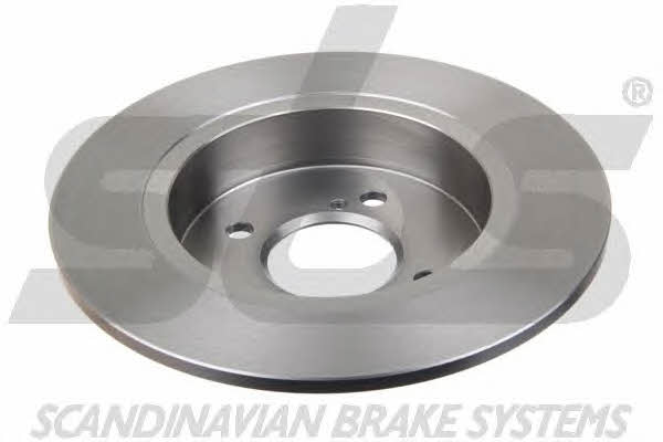 Rear brake disc, non-ventilated SBS 1815205229