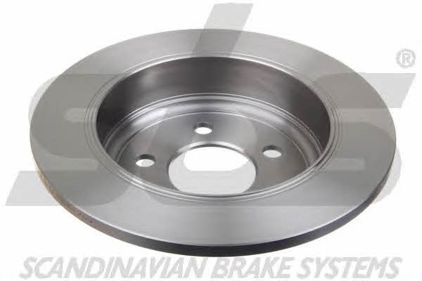 Rear brake disc, non-ventilated SBS 1815209327