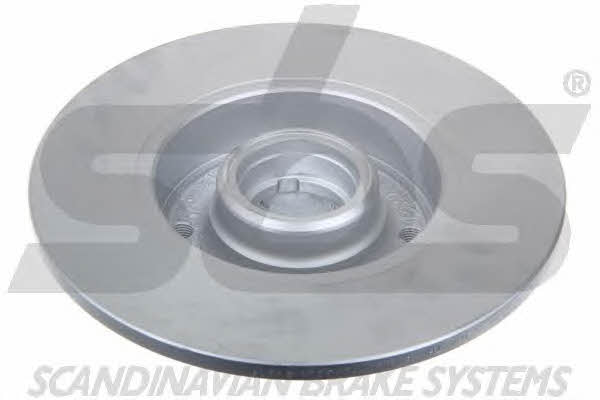 Rear brake disc, non-ventilated SBS 1815209935