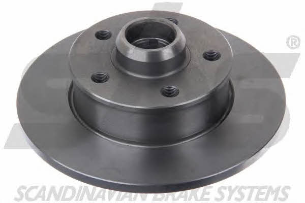 Rear brake disc, non-ventilated SBS 18152047119