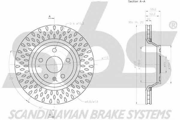 SBS 18152047163 Brake disc 18152047163
