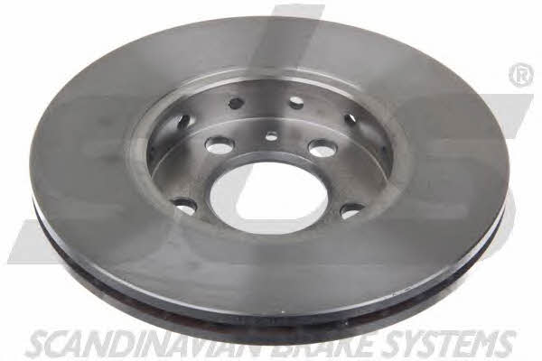 Front brake disc ventilated SBS 1815204758