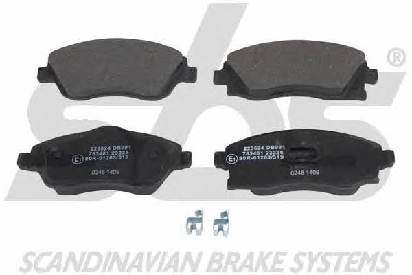 SBS 1501223624 Brake Pad Set, disc brake 1501223624