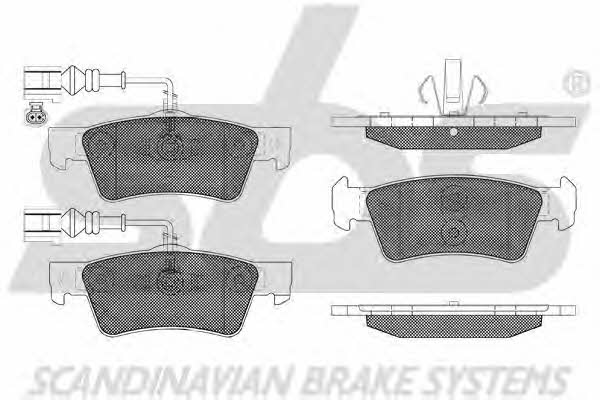 SBS 1501224767 Brake Pad Set, disc brake 1501224767