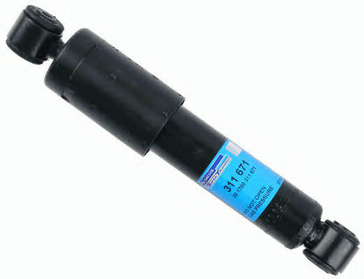 SACHS 311 671 Rear oil and gas suspension shock absorber 311671