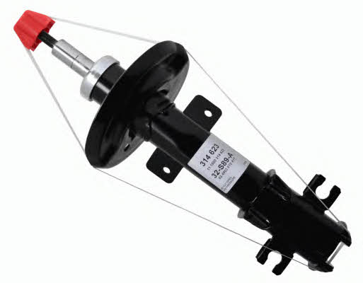 SACHS 314 623 Front oil and gas suspension shock absorber 314623
