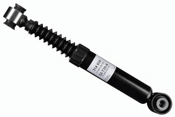 SACHS 314 934 Rear oil and gas suspension shock absorber 314934