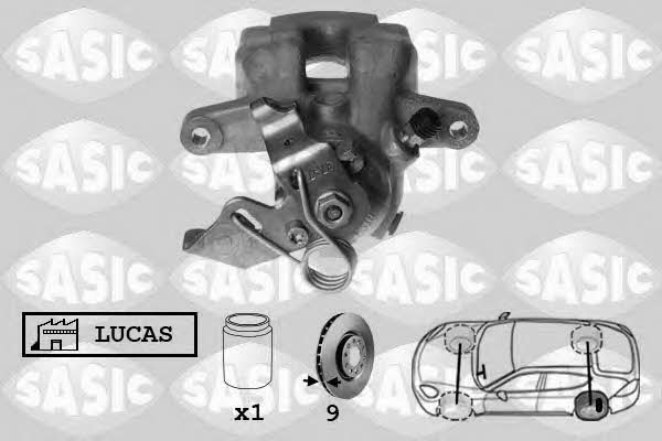 Sasic 6500012 Brake caliper rear left 6500012