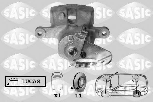 Sasic 6504006 Brake caliper rear left 6504006