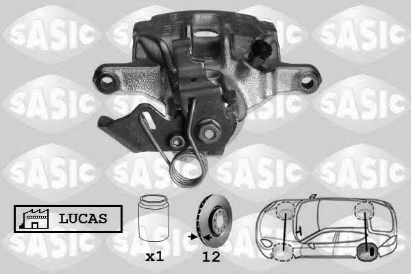 Sasic 6504022 Brake caliper rear left 6504022