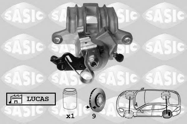 Sasic 6506008 Brake caliper rear left 6506008