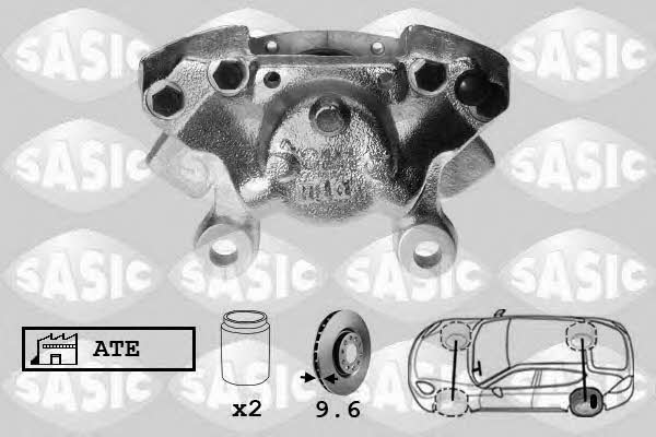 Sasic 6506080 Brake caliper rear left 6506080
