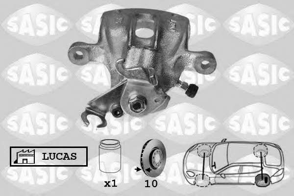 Sasic 6506084 Brake caliper rear left 6506084