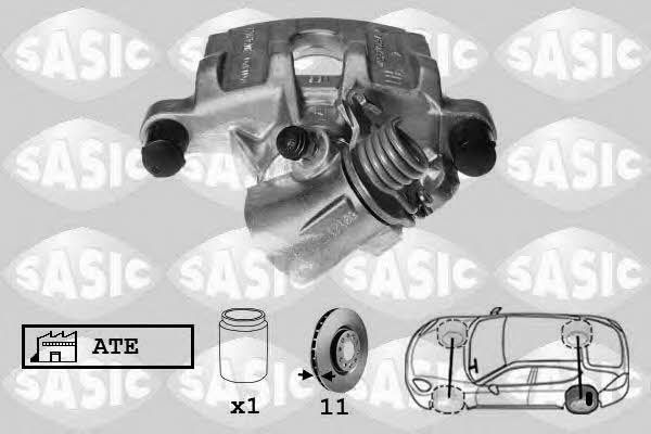 Sasic 6506128 Brake caliper rear left 6506128